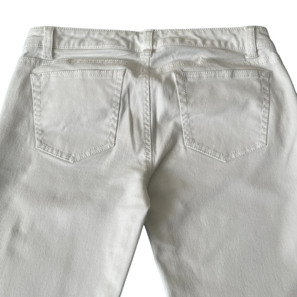 Michael Kors Skinny White Stretch Jeans Size 2 - Picture 4 of 8